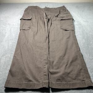 Y2K 2000s LL Bean Baggy Cargo Pants Mens 34x29 Hamilton Wide Loose Relaxed Work